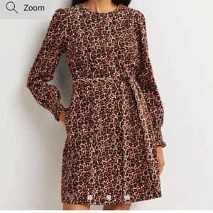 Boden Smocked Cuff Corduroy Dress